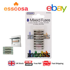 8 Assorted Fuses - Versatile and Essential for Ensuring Electrical Safety 