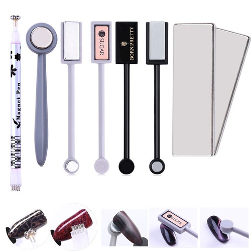 Flower Stripes Cat Magnetic Nail Magnet Stick For Magnetic Gel Tool Polish UV