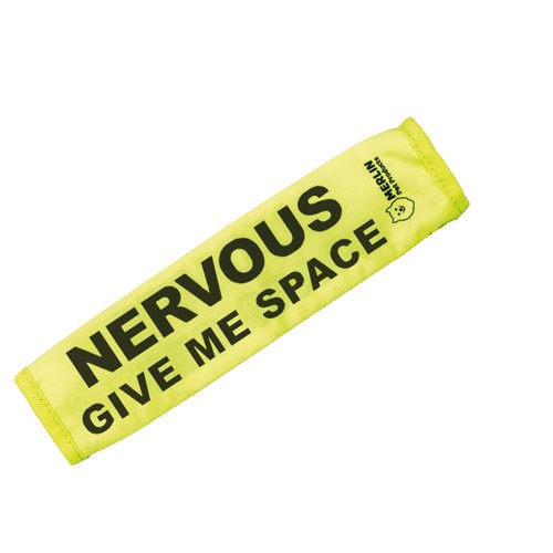 CENWA Hundeleine 'Friendly But Nervous/Give Me Space' – 150 Cm, 3,3 Cm Breit, Polyester, Für Angsthunde