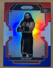 2022 Panini Prizm WWE Debut Edition Saurav #103 Red/White/Blue Prizm NXT 2.0