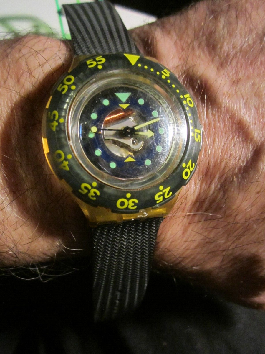 VINTAGE SWATCH WATCH # 5 14 - FITS UP TO 8 1/2