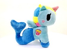 Aurora Mini Neon Star Blue Unicorn Sparkle Mermaid 4" Plush Tokidoki