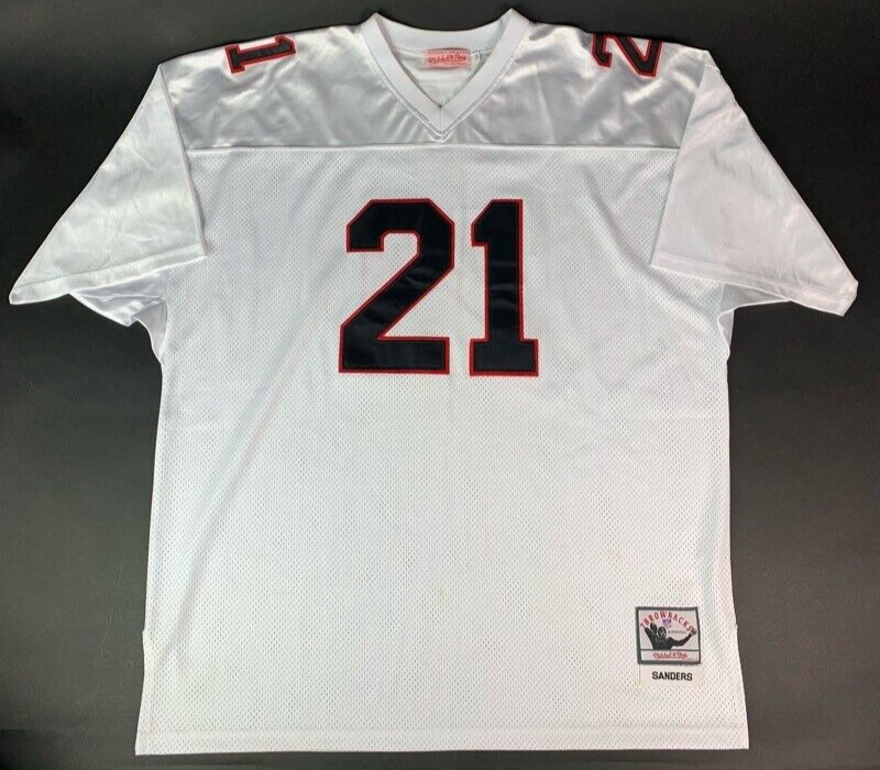 Atlanta Falcons Deion Sanders 21 Mitchell & Ness Mens Jersey