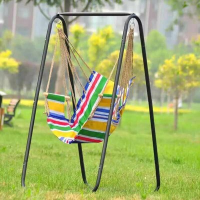 Metal Frame Full Steel Swing Stand Hold up to 220lbs Heavy Duty A-Frame Rack