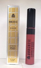 BORGHESE B GLOSS CRIMSON KISS 0.21 OZ NEW BOX+ free FACE BRUSH