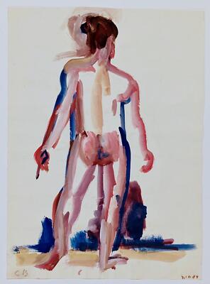 Carla Brill - Rückenakt - Meisterschülerin von Max Beckmann & Carl Hofer 