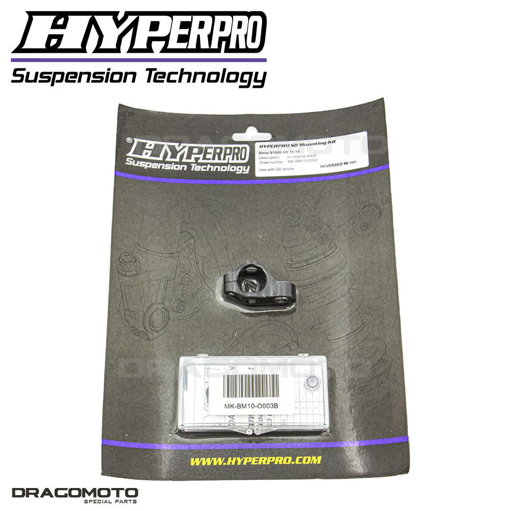 Kit montage amortisseur HYPERPRO MK-BM10-O003B haut de gamme BMW S1000RR