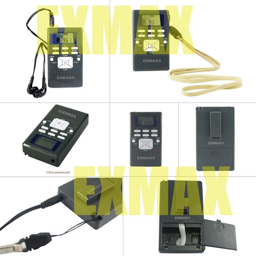 EXMAX Wireless Voice Transmission system FM Radio Broadcast for Factories 1T30R - Picture 8 of 17