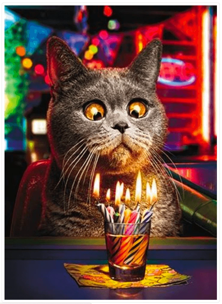 Cat Rapper Birthday Funny Birthday Cat Messages