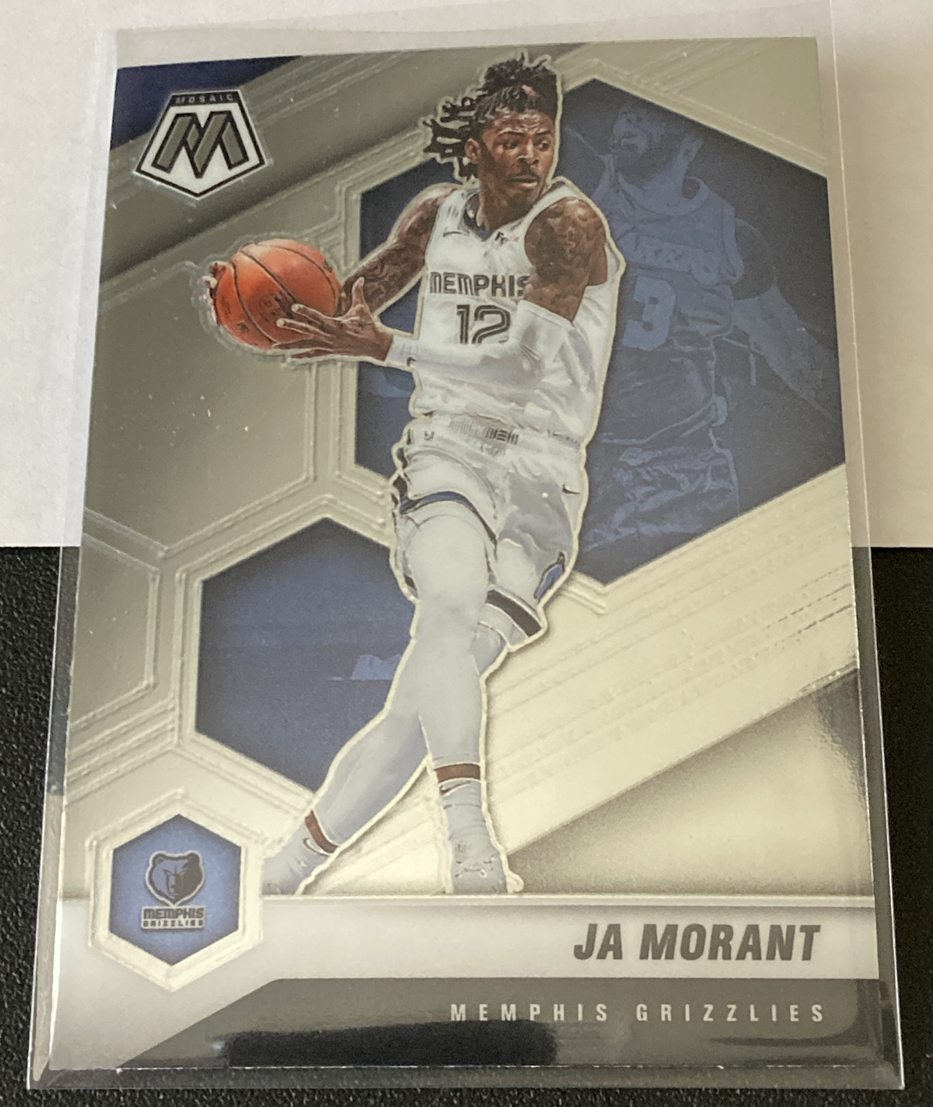 2020-21 Panini Mosaic Ja Morant Base Card #40 Memphis Grizzlies