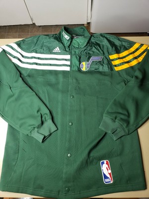 Utah Jazz NBA Adidas Player Issue Warm-Up Jacket Sz XL +2 ...