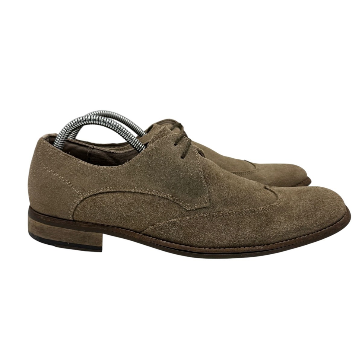 John Varvatos Leather and Suede Oxford Shoes John Varvatos Oxford Shoes Mens 8.5 M Black Suede Sid Buck  main image 4