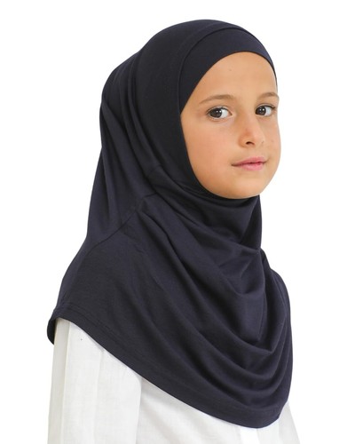 Easy To Wear Hijab For Girls Muslim Scarf for Kids Instant Hijabs For Women V...