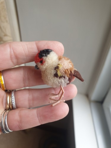 Vintage Steiff Birds miniature Pompoms X 3 - Picture 4 of 5