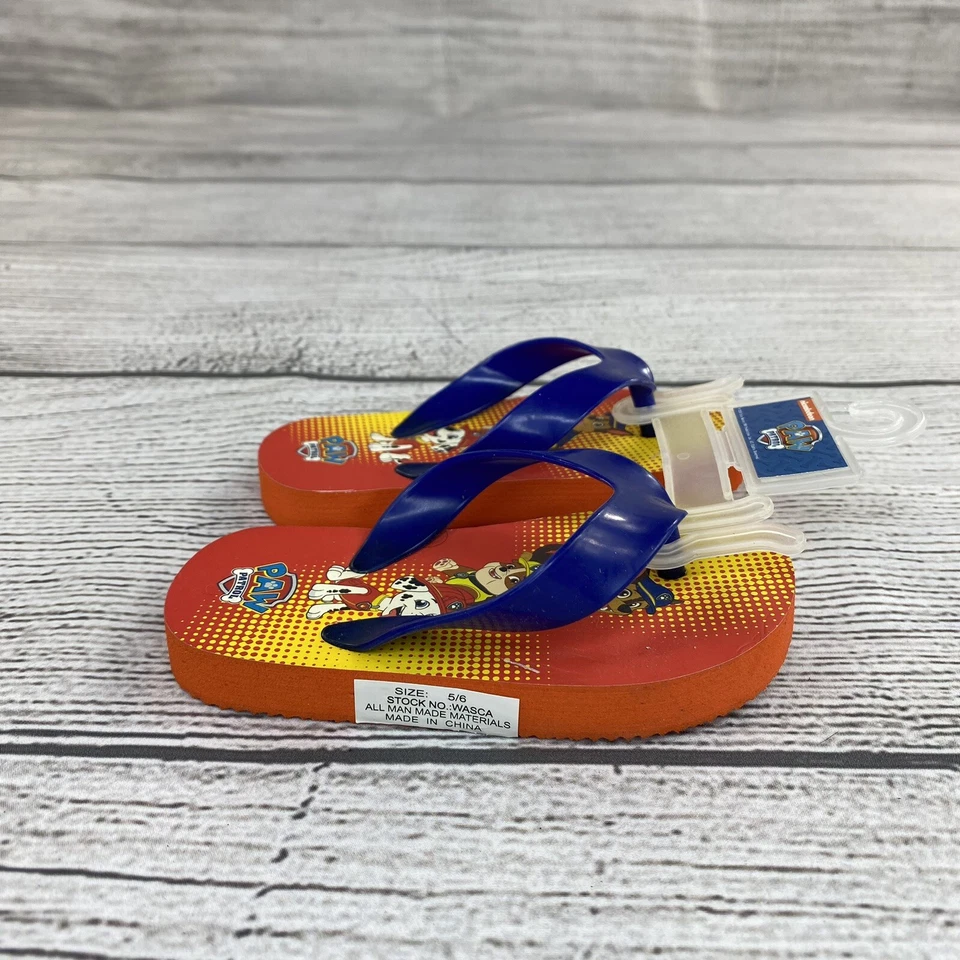 Chanclas Nickolodeon Paw Patrol bebé talla 5/sandalias sin cordones para niños naranja NUEVAS Foto 2 de 4