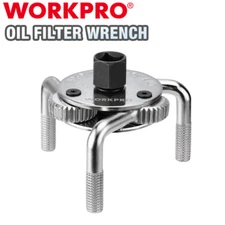 WORKPRO Universal Adjustable Oil Filter Wrench Heavy Duty Oil Filter Removal NEW