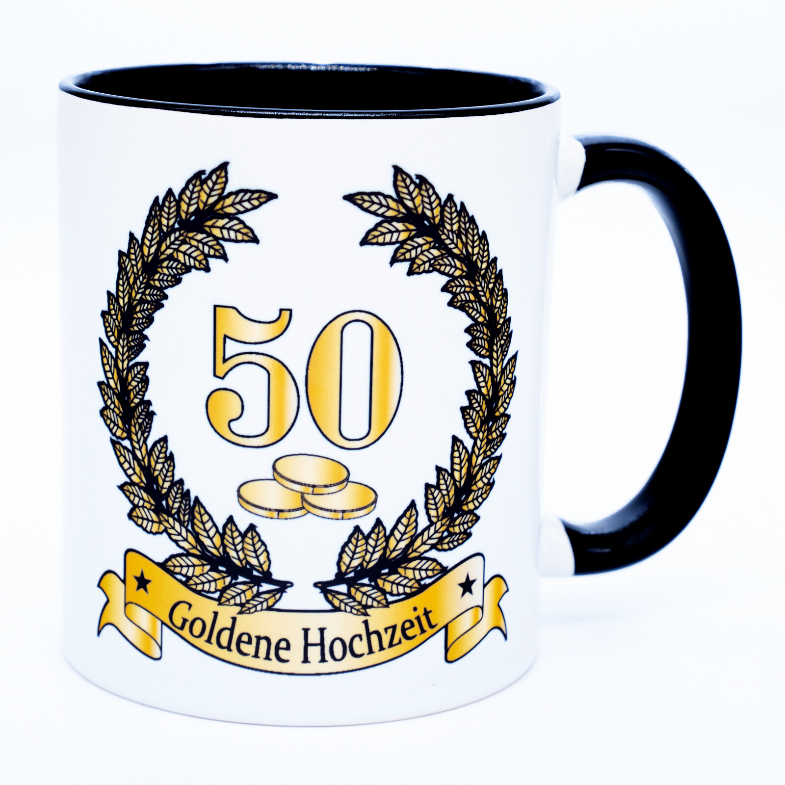 Goldene Hochzeit 50 Jahre Tasse Hochzeitstag Geschenk Jahrestag Idee Mann Frau