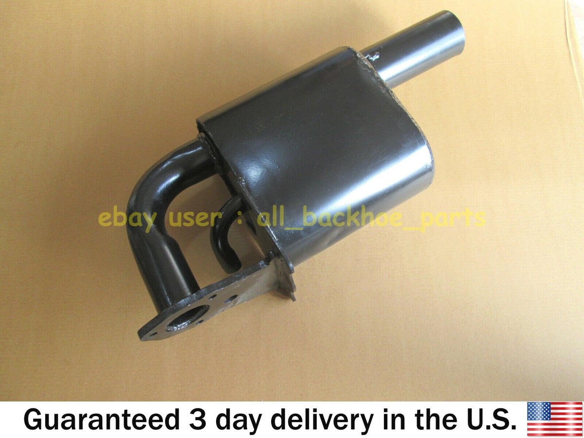 JCB BACKHOE - SILENCER EXHAUST BOX, JCB DIESELMAX ENGINE (128