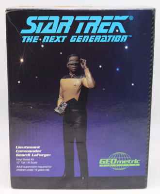 New STAR TREK THE NEXT GENERATION Lieutenant Commander Geordi La Forge GEOmetric