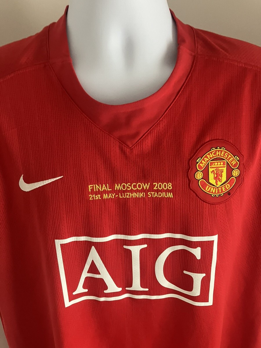 サッカーユニフォーム　GIGGS 2008チャンピオンズリーグ Ryan Giggs' Manchester United UEFA Champions League 2008