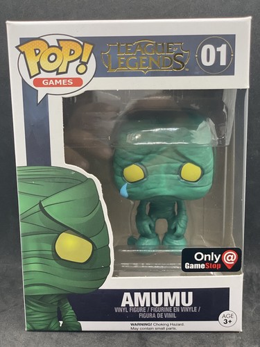 Funko POP! Games League of Legends Gamestop Only AMUMU #01 Great Condition | eBay