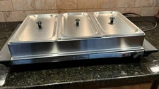 BROIL KING Triple Buffet Server TBS-3S - New / Never Opened / Original Packaging