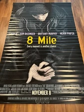 8 Mile 2002 Original DSS HUGE Theater Vinyl Poster 5'x8' Eminem