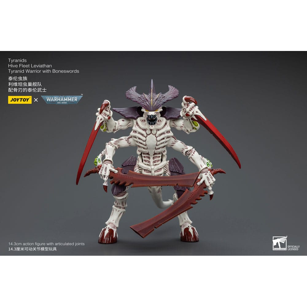 Figurine JoyToy Tyranid Hive Fleet Leviathan Warrior Warhammer échelle 1/18