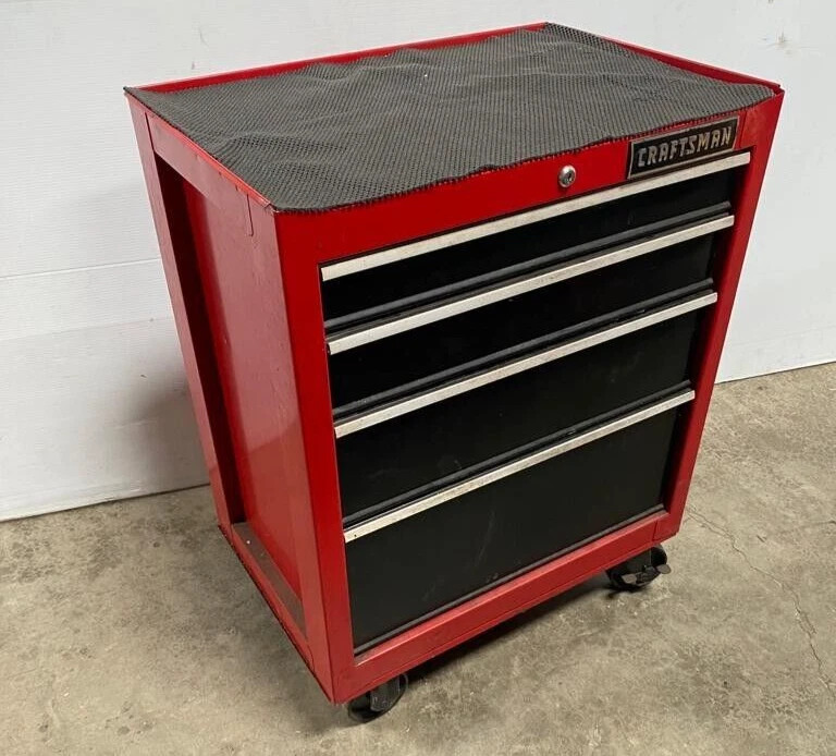 CRAFTSMAN 4 Drawers Rolling Cart Cabinet Tool Box Very Nice on Wheels