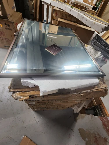 Minka Lavery29-1/2" W x 30" H Traditional Rectangular Framed Bathroom Mirror - Picture 2 of 5