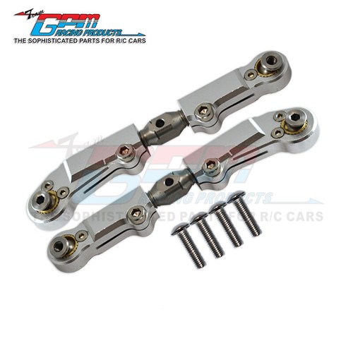 GPM Aluminum+Stainless Steel Adjustable Front Steering Tie Rod For 1/10 Sketer - Picture 7 of 17