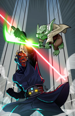 Star Wars Adventures The Clone Wars #4 Mel Milton Battle Tales Virgin Variant