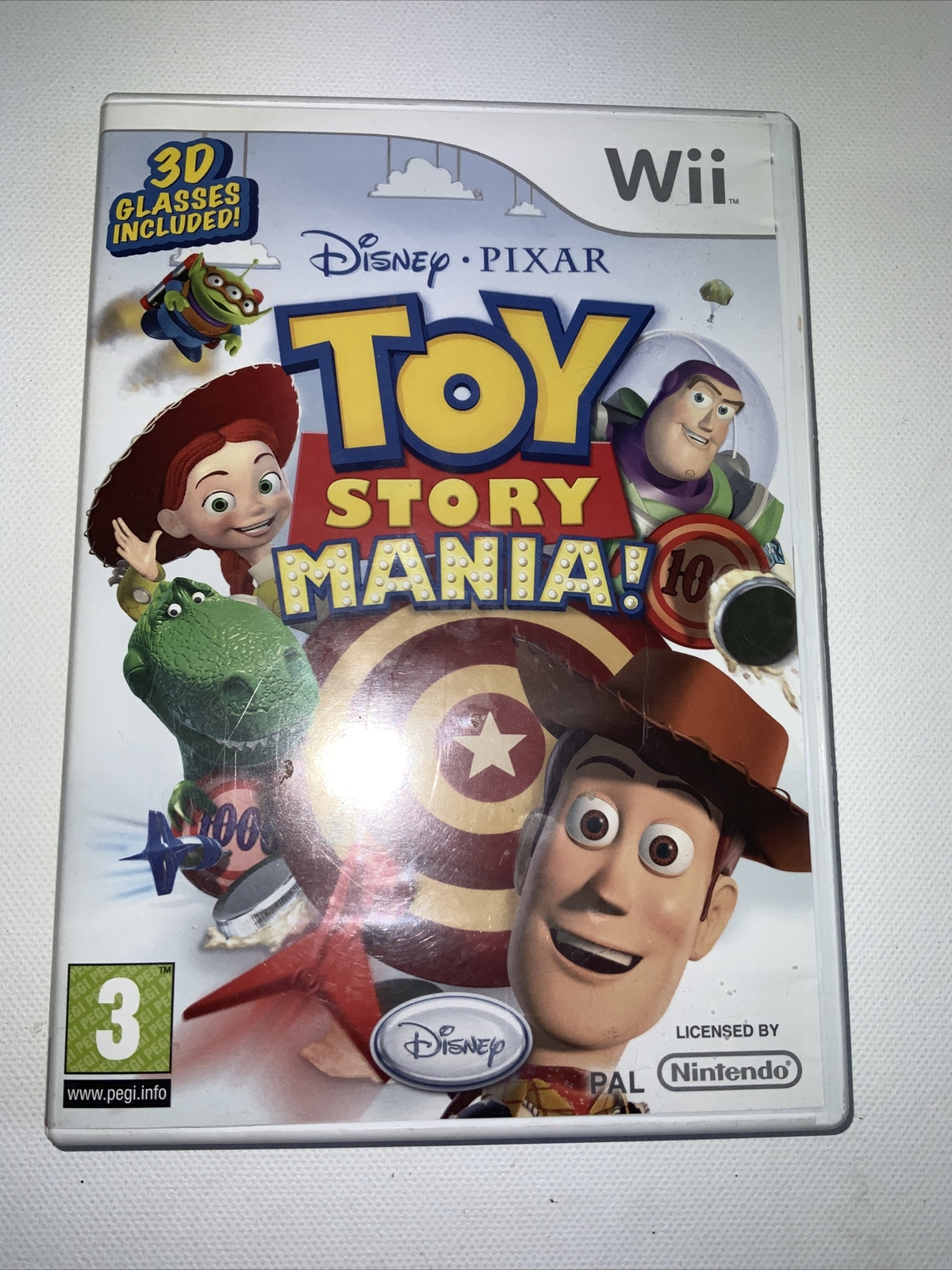 Disney Pixar Toy Story Mania! (Nintendo Wii Game) No 3D Glasses - FREE P&P