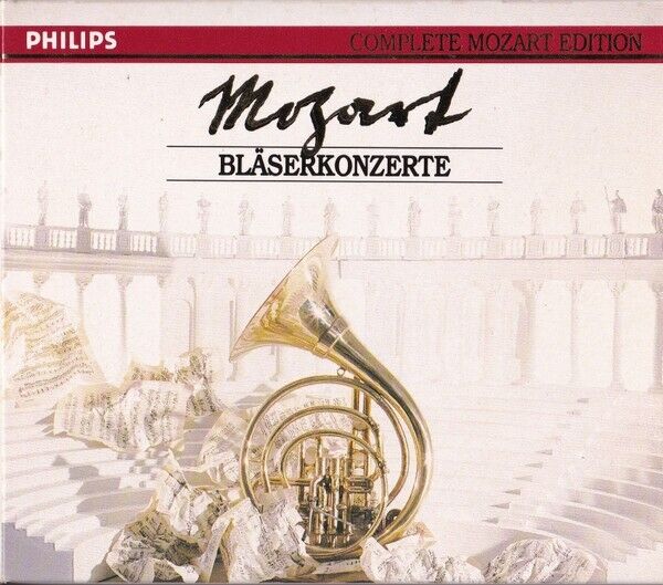Complete Mozart Edition Vol.9 Wind Concertos Philips 5CD Box NM Full Silver Complete Mozart Edition Vol.9 Wind Concertos Philips 5CD Box NM Full Silver