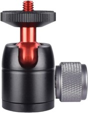 Mini Ball Tripod Head Adapter 360  Rotatable for DSLR Cameras Tripods Monopods