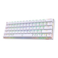 Redragon K630 Dragonborn 60 Wired RGB Hot-Swappable WHITE, blue switch 
