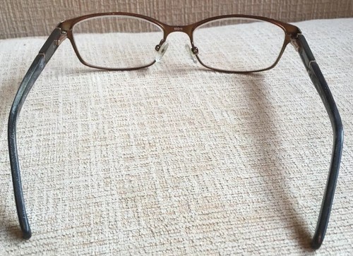 Karen Kane Eyeglasses Wood Rose MOCHA Frame 53-16 135 Flex Spring Hinges - Picture 3 of 12