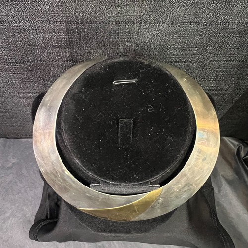 Collana girocollo bavaglino vintage in ottone e metallo - Foto 4 di 14
