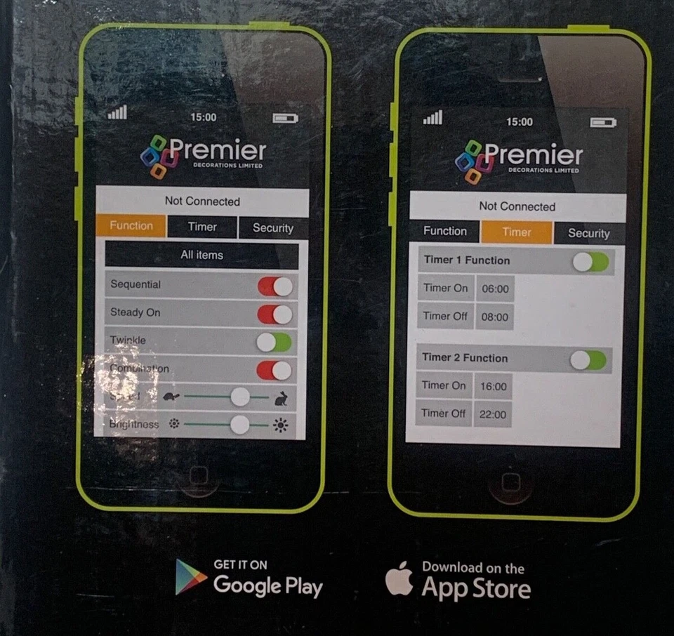 Premier Multi Action Wifi LED Smart brights 480 Christmas Lights. Indoor Outdoor - Image 3 of 4