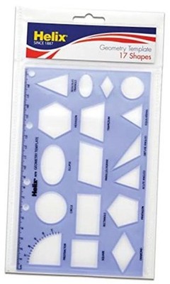 Maped  USA - Geometry Shapes Drawing Template - 17 Shapes - Educational Tool -