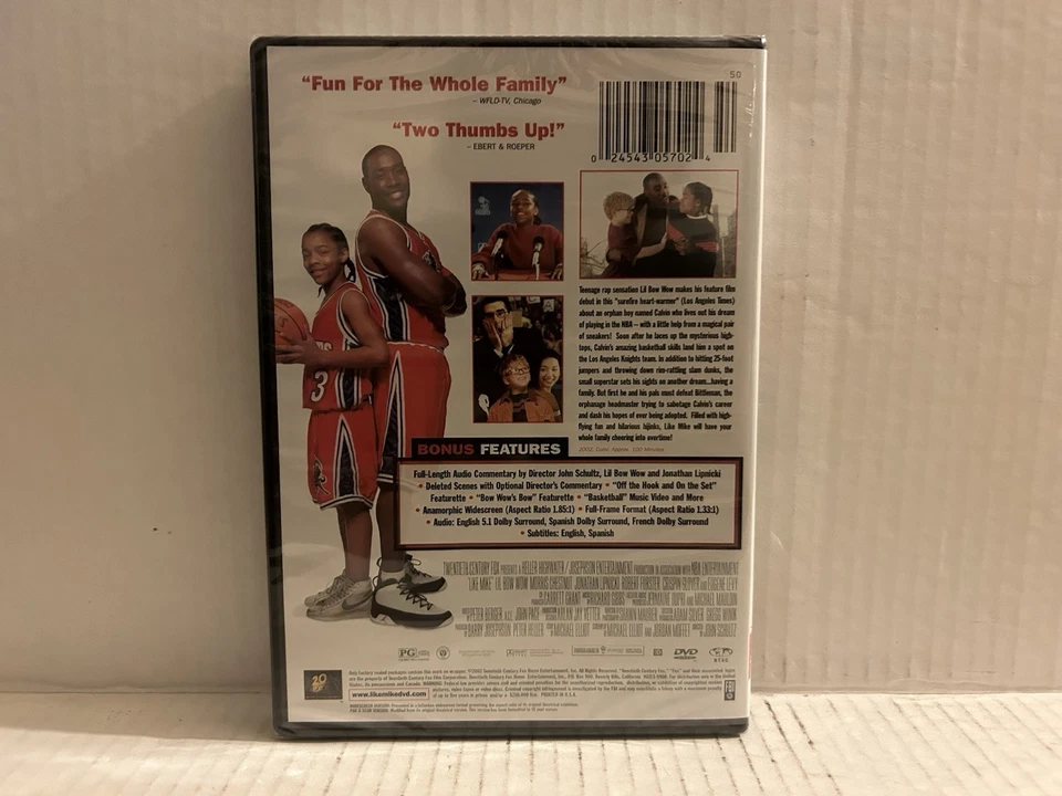 Like Mike (DVD, 2002, Widescreen/Full Screen) PAN & SCAN Version - Image 2 of 4