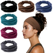 Headbands for Women, Wide Elastic Head Bands, Non-Slip Thick Hair Bands, Spor...
