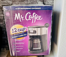 Mr. Coffee BVMC-EM100 12-Cup Programmable Coffee Maker Brushed Stainless Steel