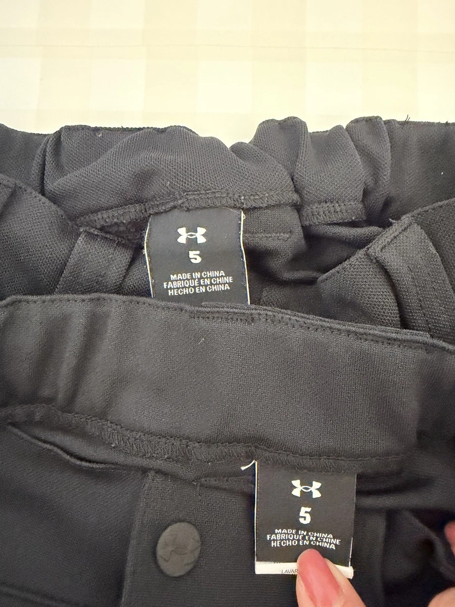 Under Armour Jungen Baseball Hose Größe 5 schwarz 2 Stück Jugend Training