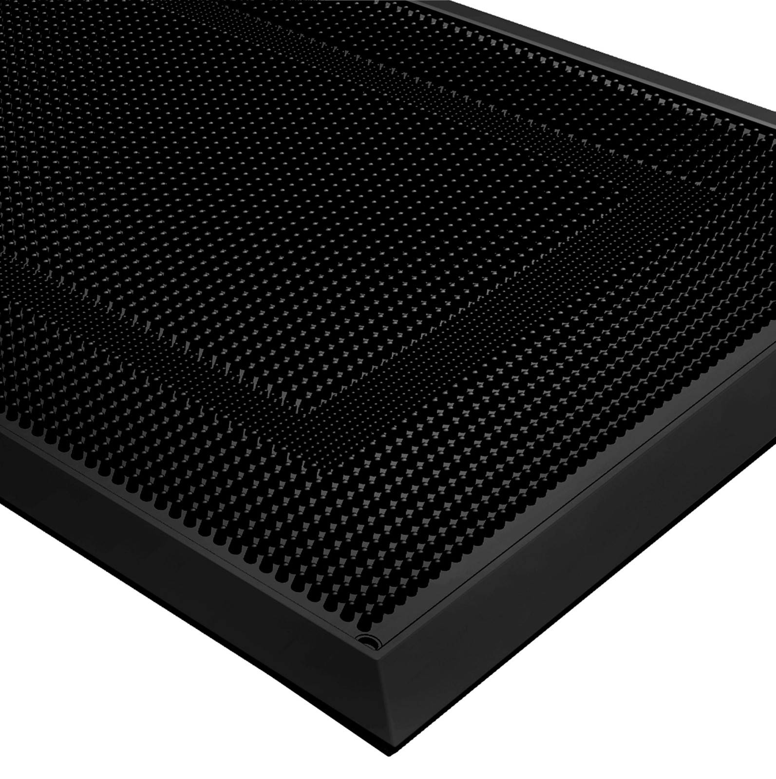 36x17 Heavy-Duty Rubber Front Door Mat for Outdoor Entrance