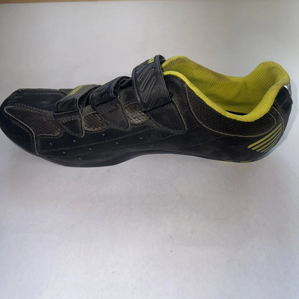 Zapatos Exustar Road/Gravel Negro/Verde Neón Talla 10.5 44.5 Foto 3 de 4