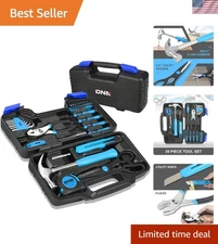 Durable 39-Piece Tool Set in Blue - Your Essential Companion for Home Projects