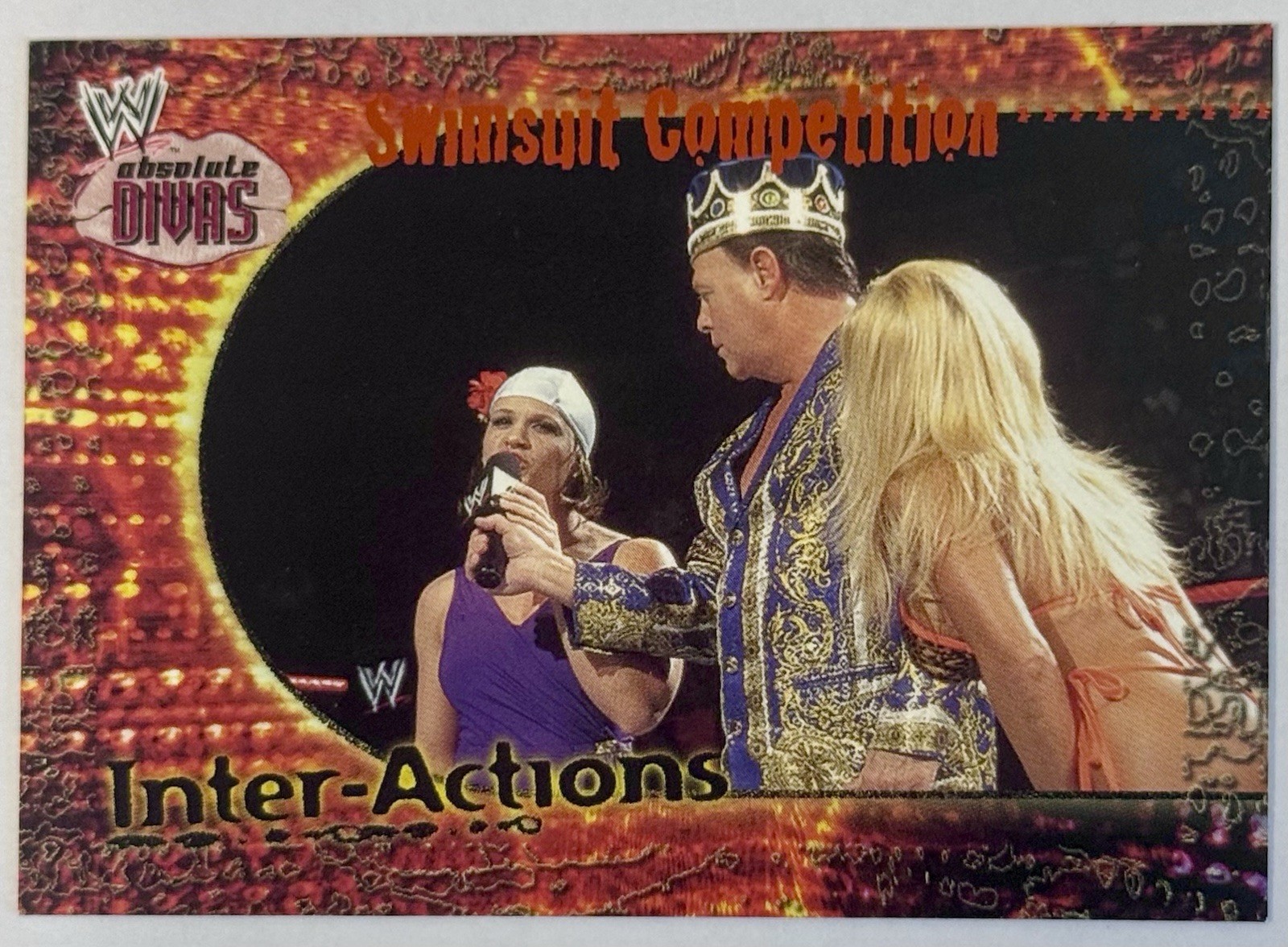 Swimsuit Competiton | 2002 Fleer WWE Absolute Divas - Inter-Actions #17-IA Terri