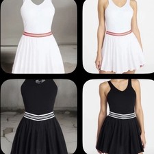 Avia Tennis/Pickleball Dress Pleated Mesh Skirt/built In Shorts White Or Black