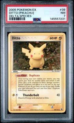 ditto pikachu pokemon card Ex Delta Species (Pikachu)Reverse Holo 63/113  Grail Collectibles AZ Shuffle your deck afterward Which Ditto is your favourite?